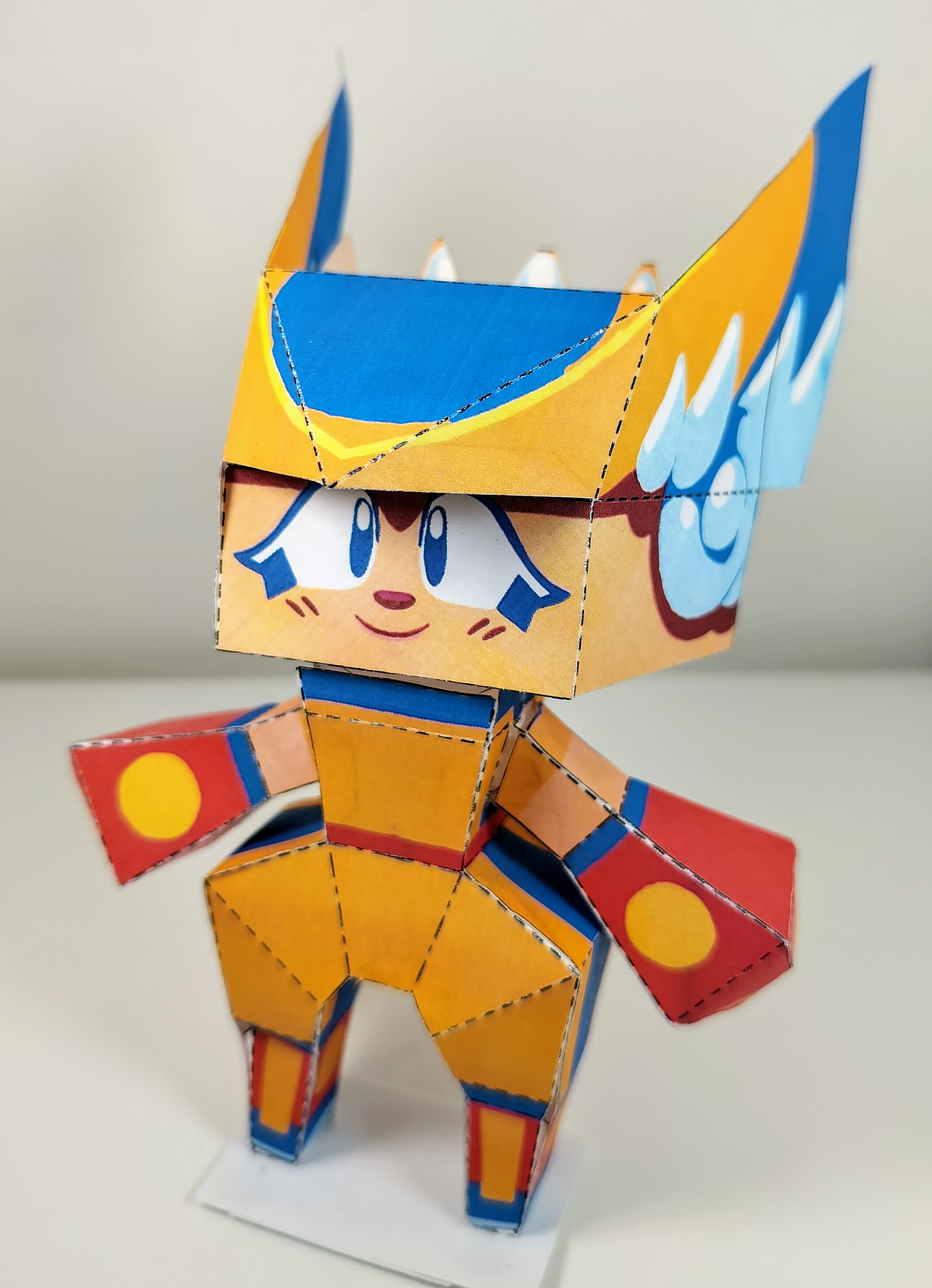 Papercraft Penny, front